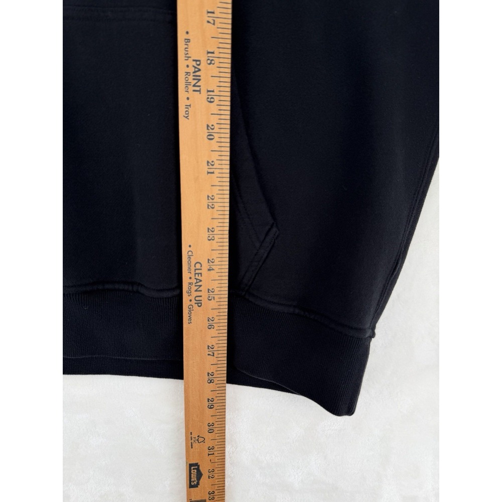 Abercrombie & Fitch Men's Soft AF Essentials Hoodie Black Pullover Sweatshirt L - Picture 6 of 7